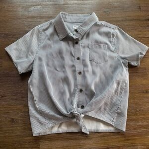 3/24$ Miles the Label kids striped top blouse size 12
